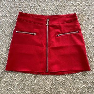 Vintage 90s Red Miniskirt